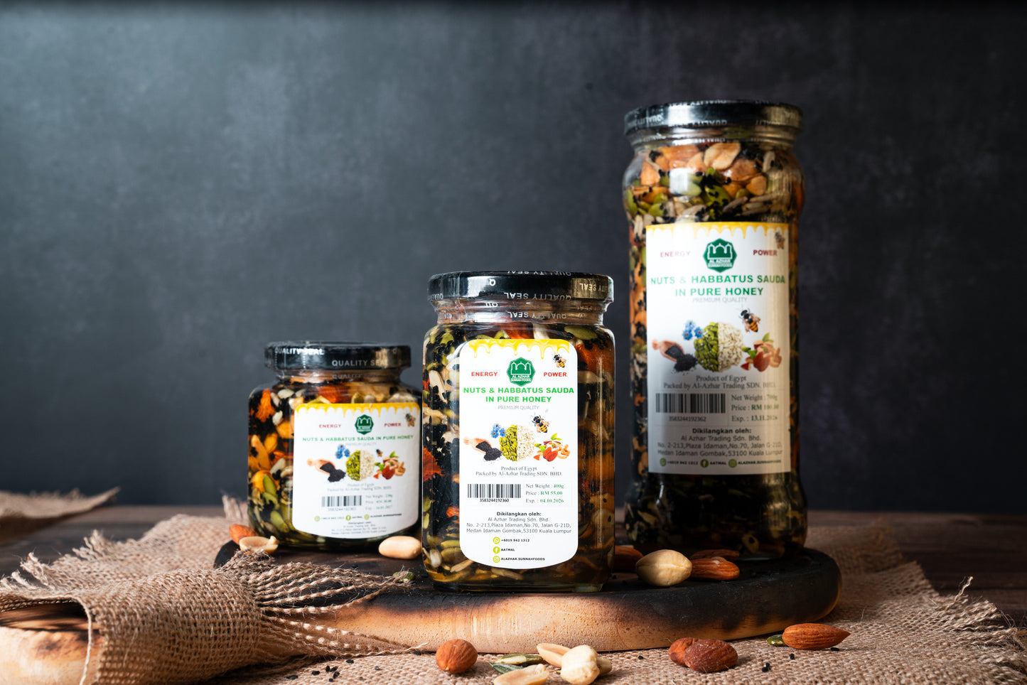 Nuts & Habbatus Sauda In Pure Honey