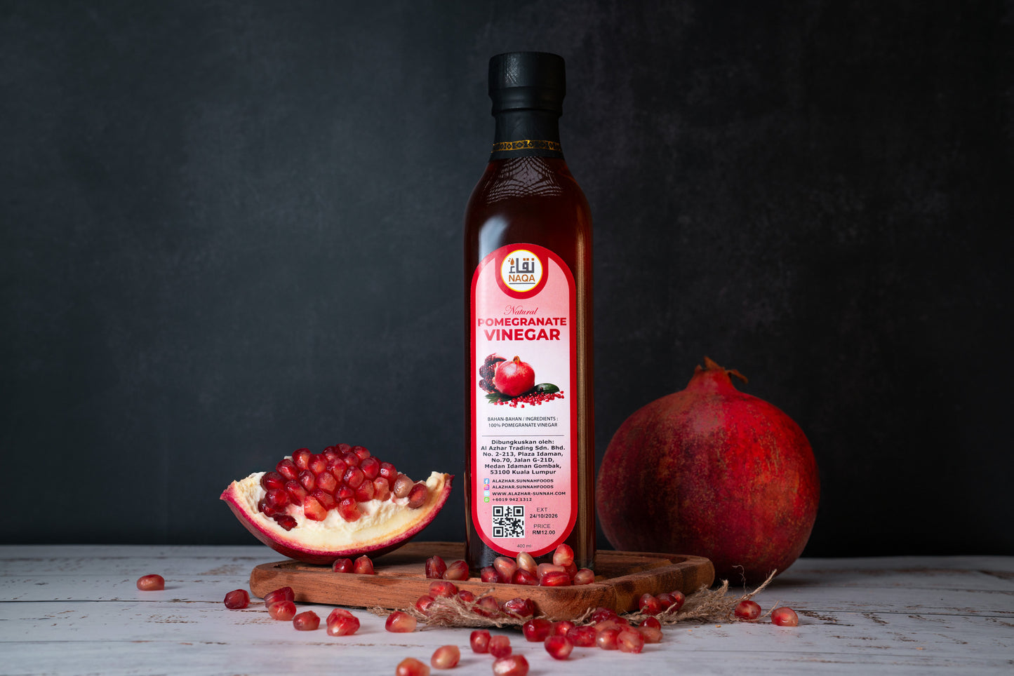 Natural Pomegranate Vinegar 400ml
