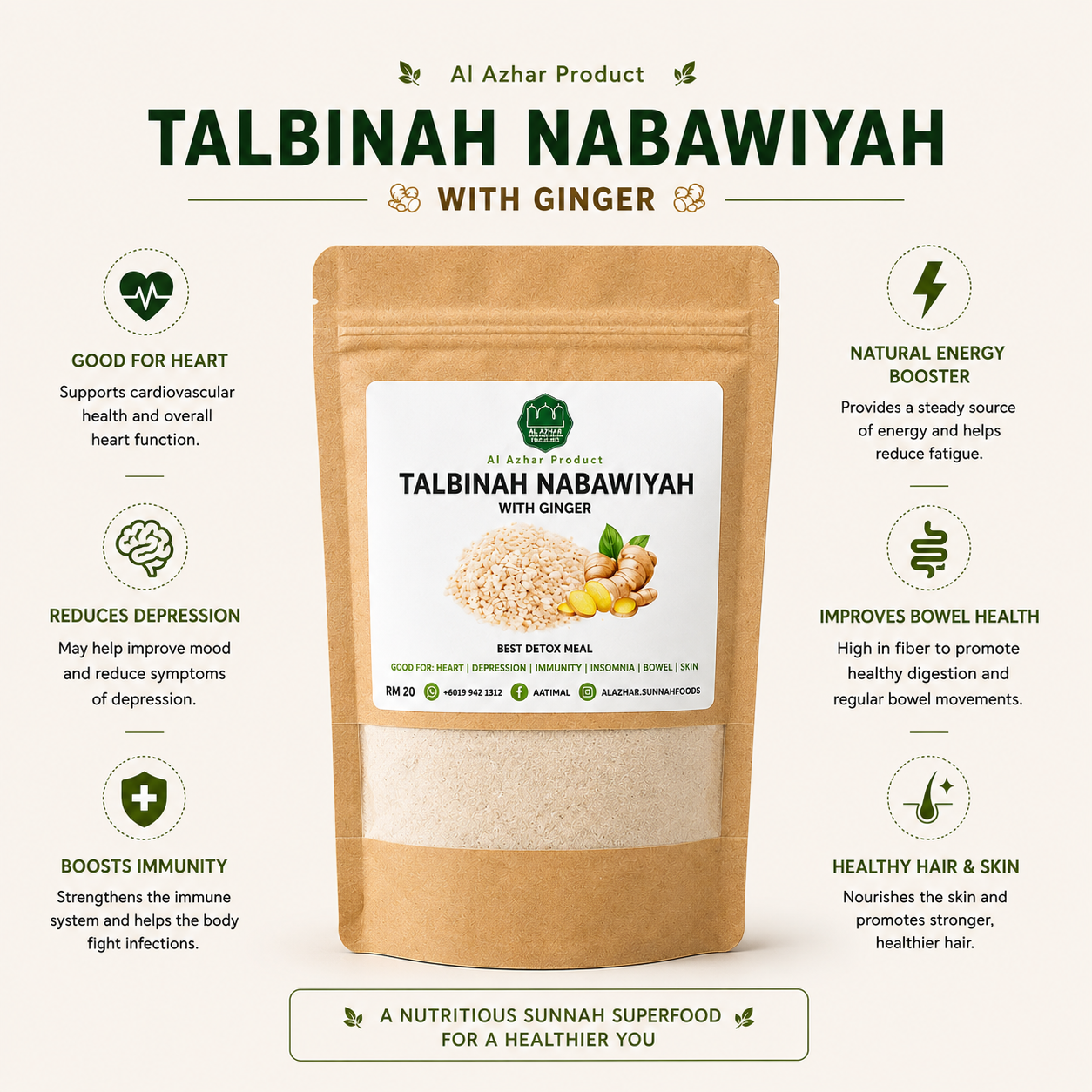 Talbinah Nabawiyah Berhalia 300g