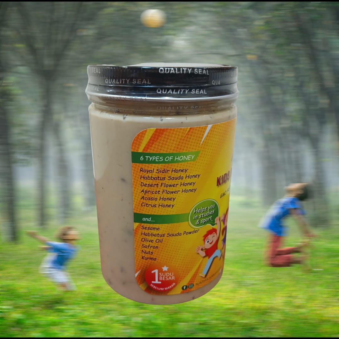 Natural Kids Brain & Body Booster For Healthy and Happy Kids GMO Free, Sugar Free, Organic