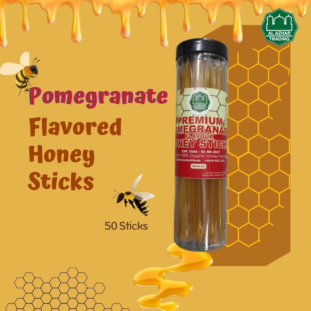 Pomegranate Flavored Honey Sticks