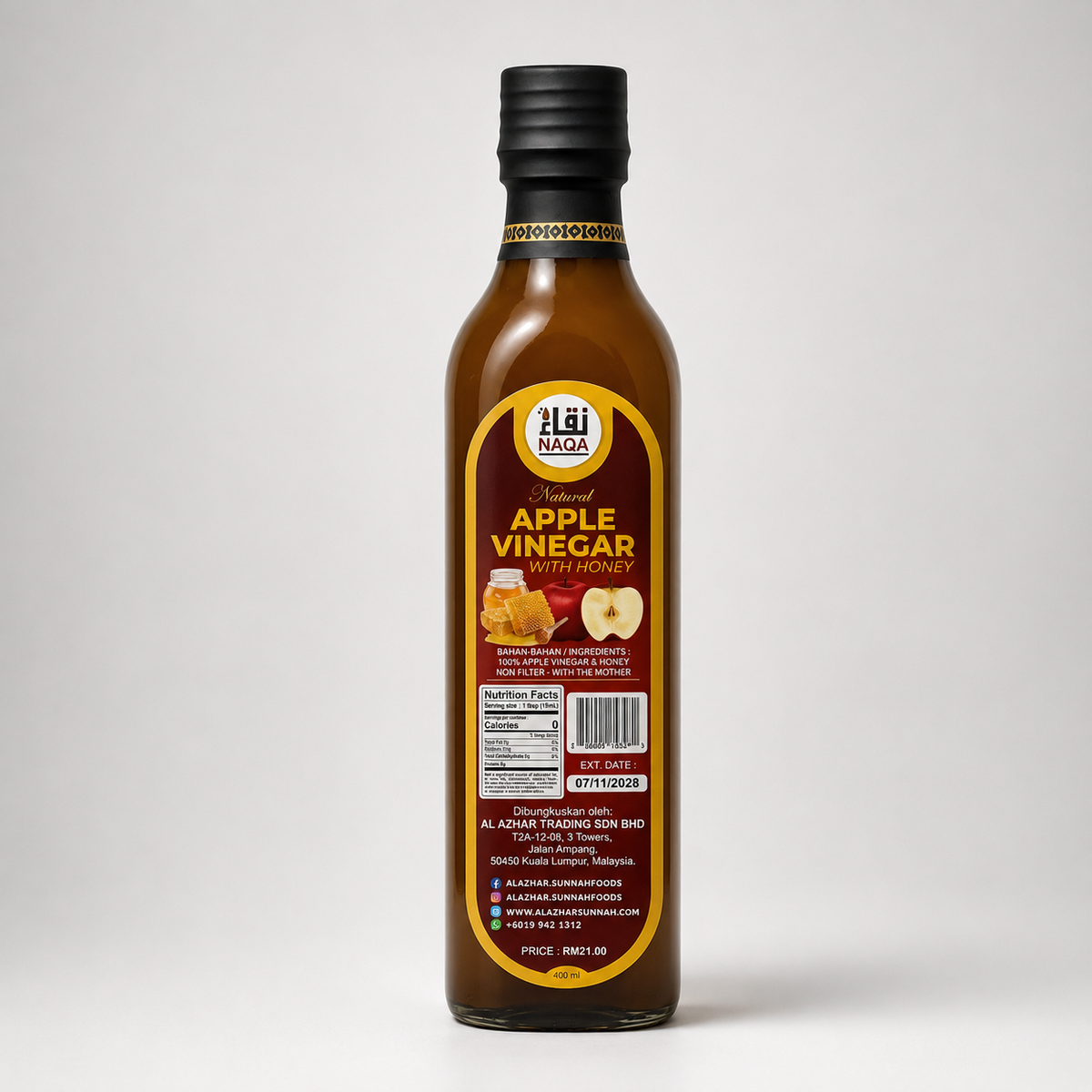 NAQA Natural Apple Vinegar with Honey