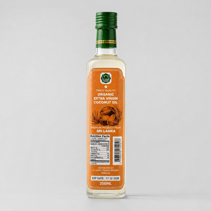 Organic Extra Virgin Coconut Oil 250ml