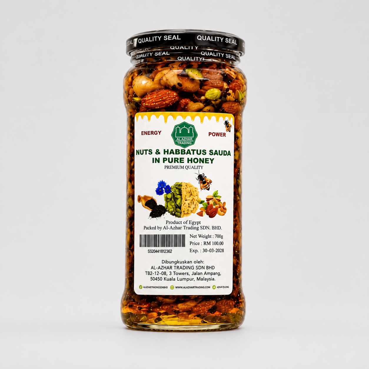 Nuts & Habbatus Sauda In Pure Honey