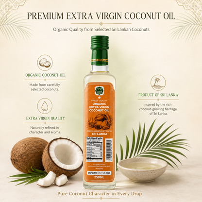 Organic Extra Virgin Coconut Oil 250ml