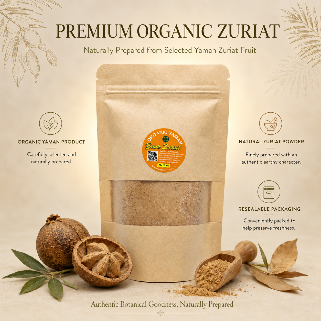 Buah Zuriat Powder 85gr