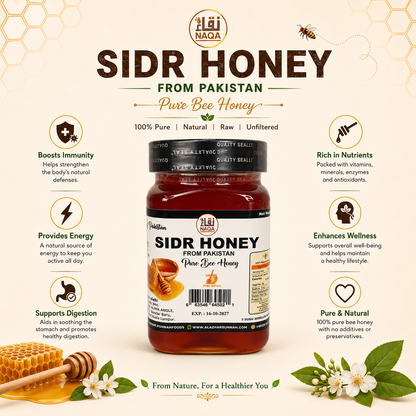 Madu Sidr Tulen NAQA dari Pakistan 550gr