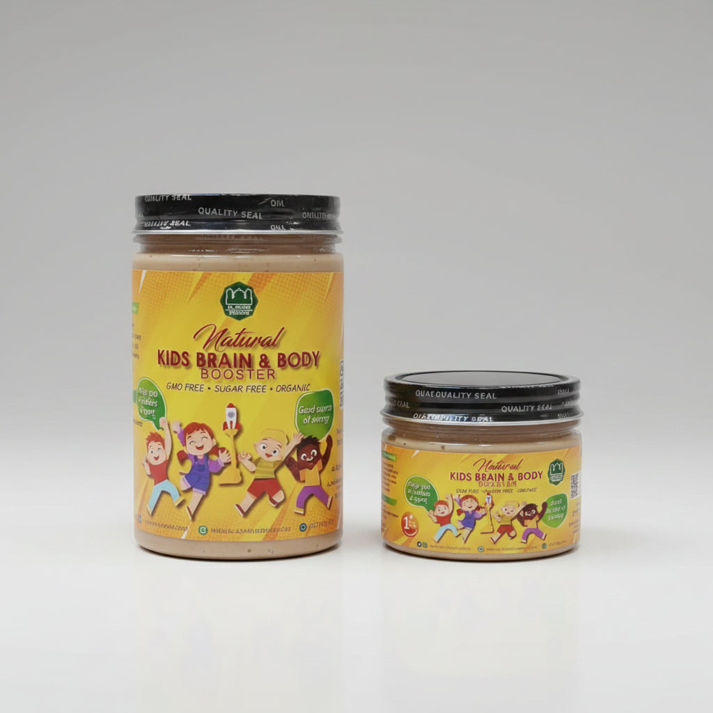 Natural Kids Brain &amp; Body Booster For Healthy and Happy Kids GMO Free, Sugar Free, Organic