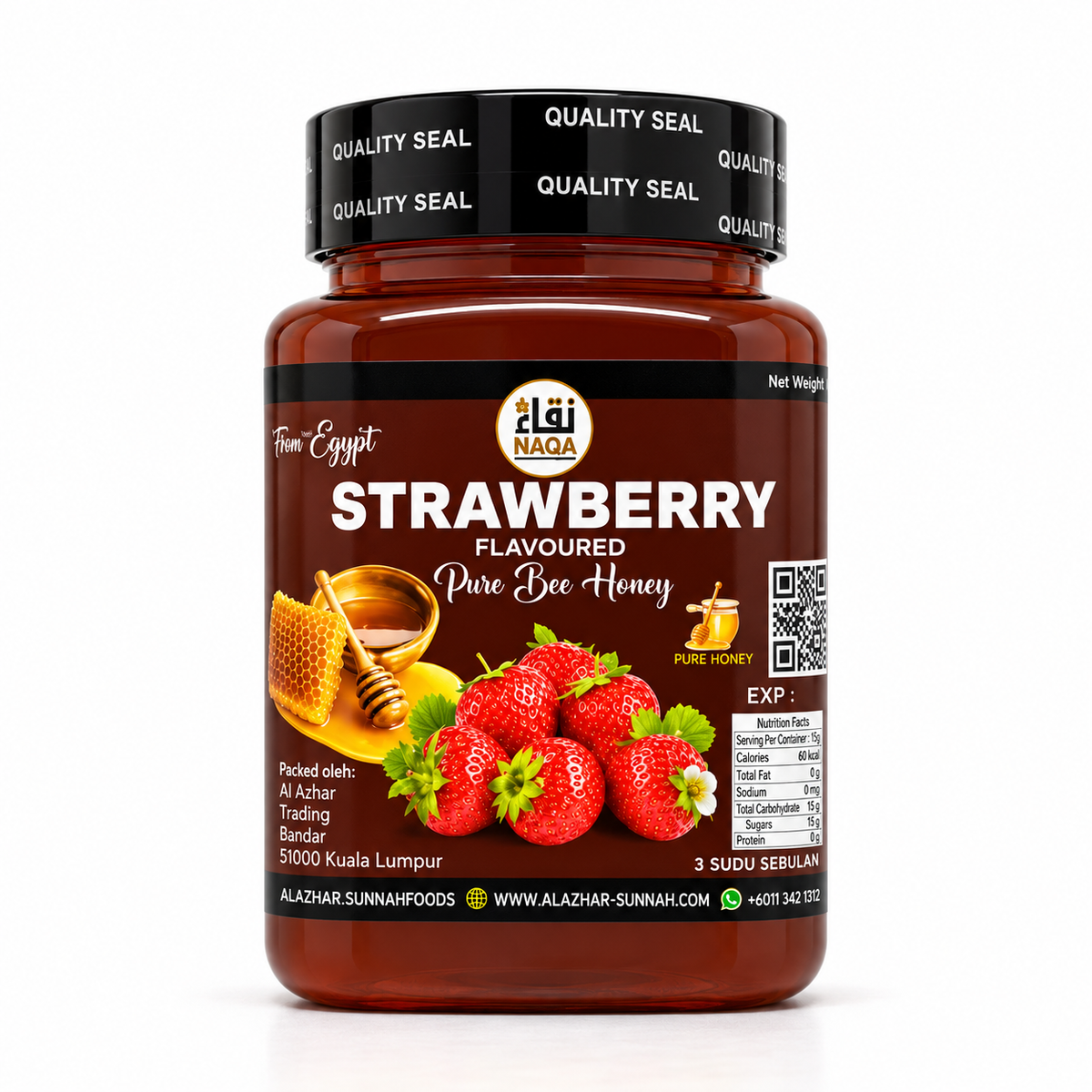 Strawberry Pure Bee Honey