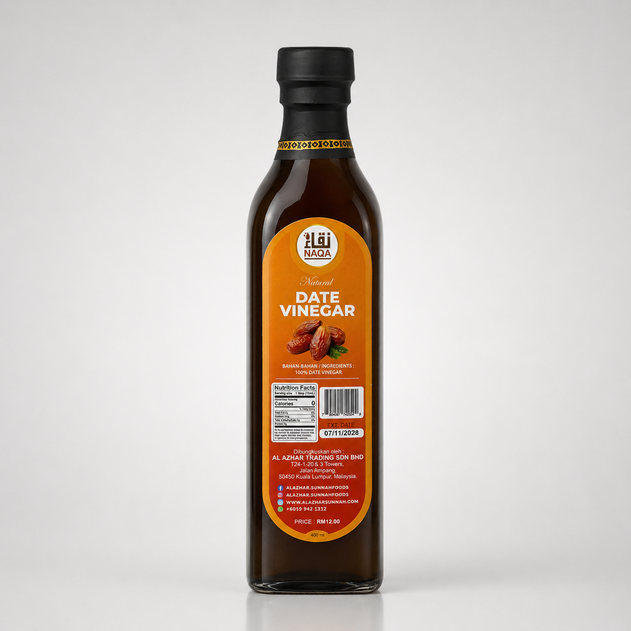 Cuka Kurma Asli 400ml