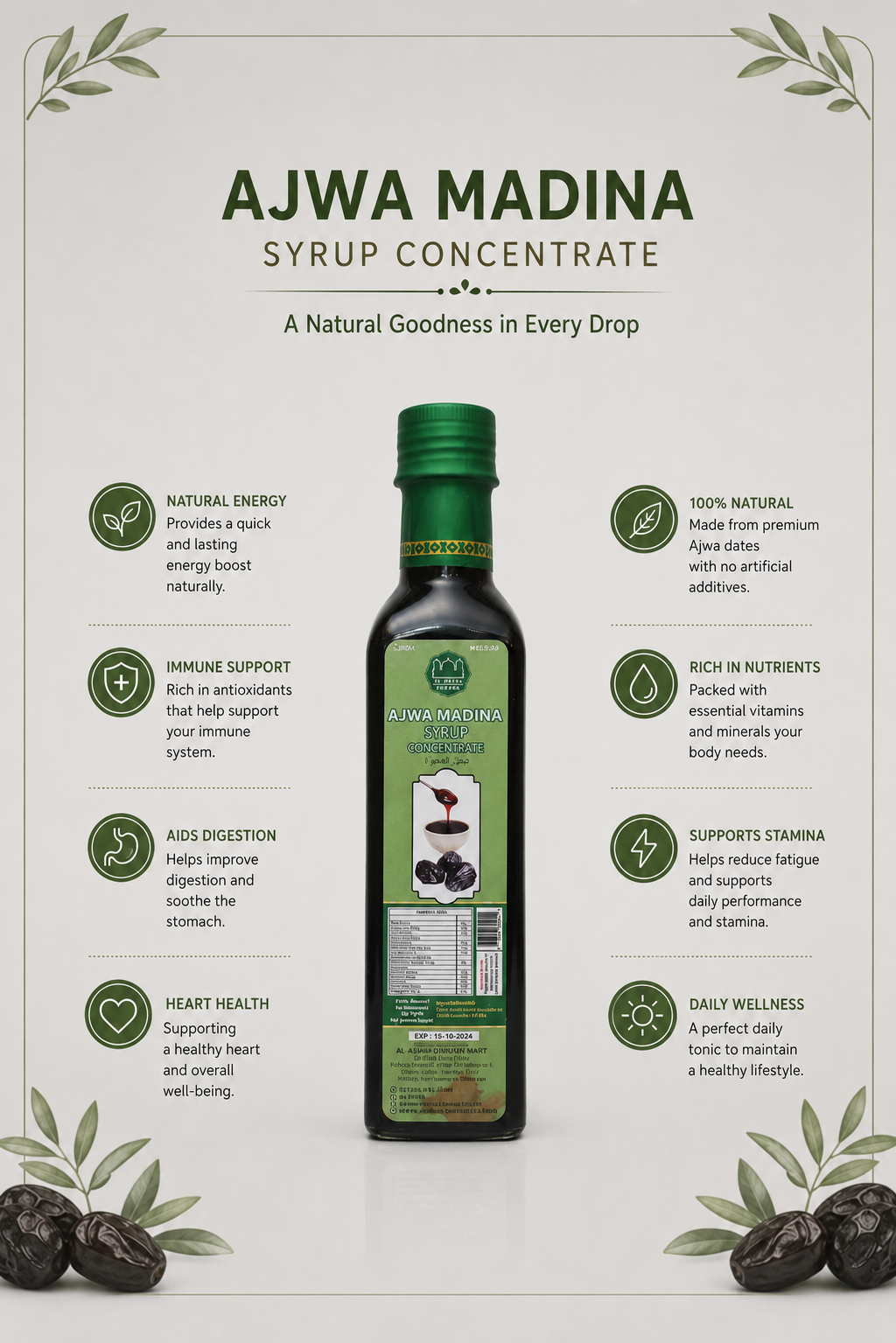 Pati Sirap Ajwa Madinah - 250ml