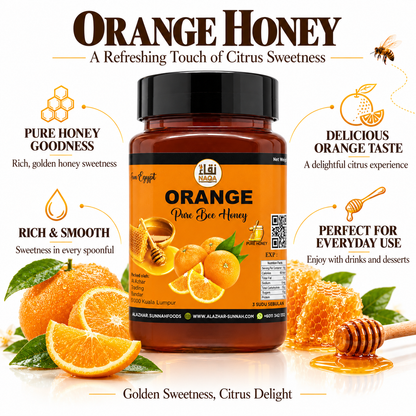Orange Pure Bee Honey