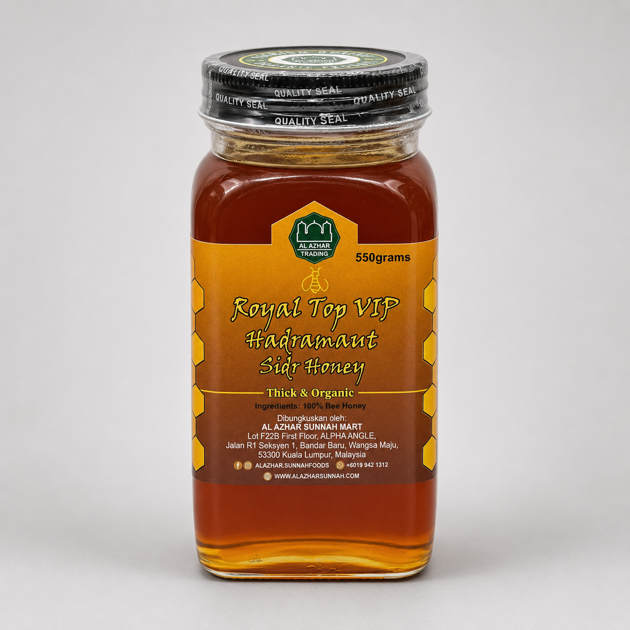 Madu Sidr Hadramaut VIP Diraja Terkemuka 550g - 250g