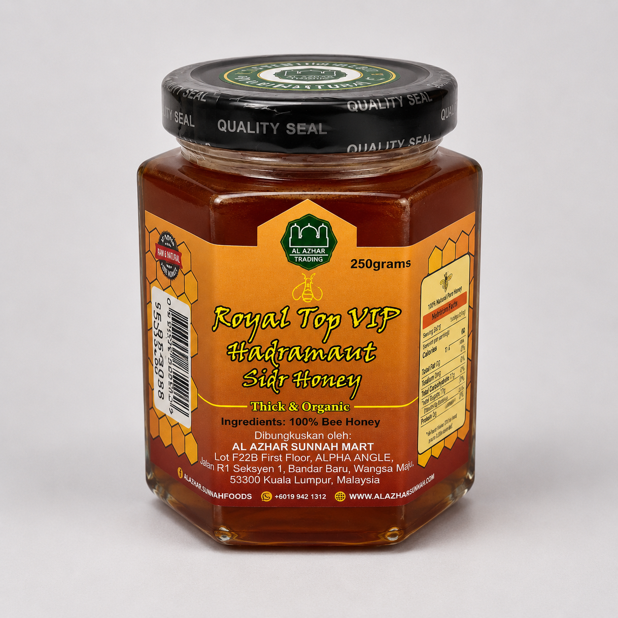 Madu Sidr Hadramaut VIP Diraja Terkemuka 550g - 250g