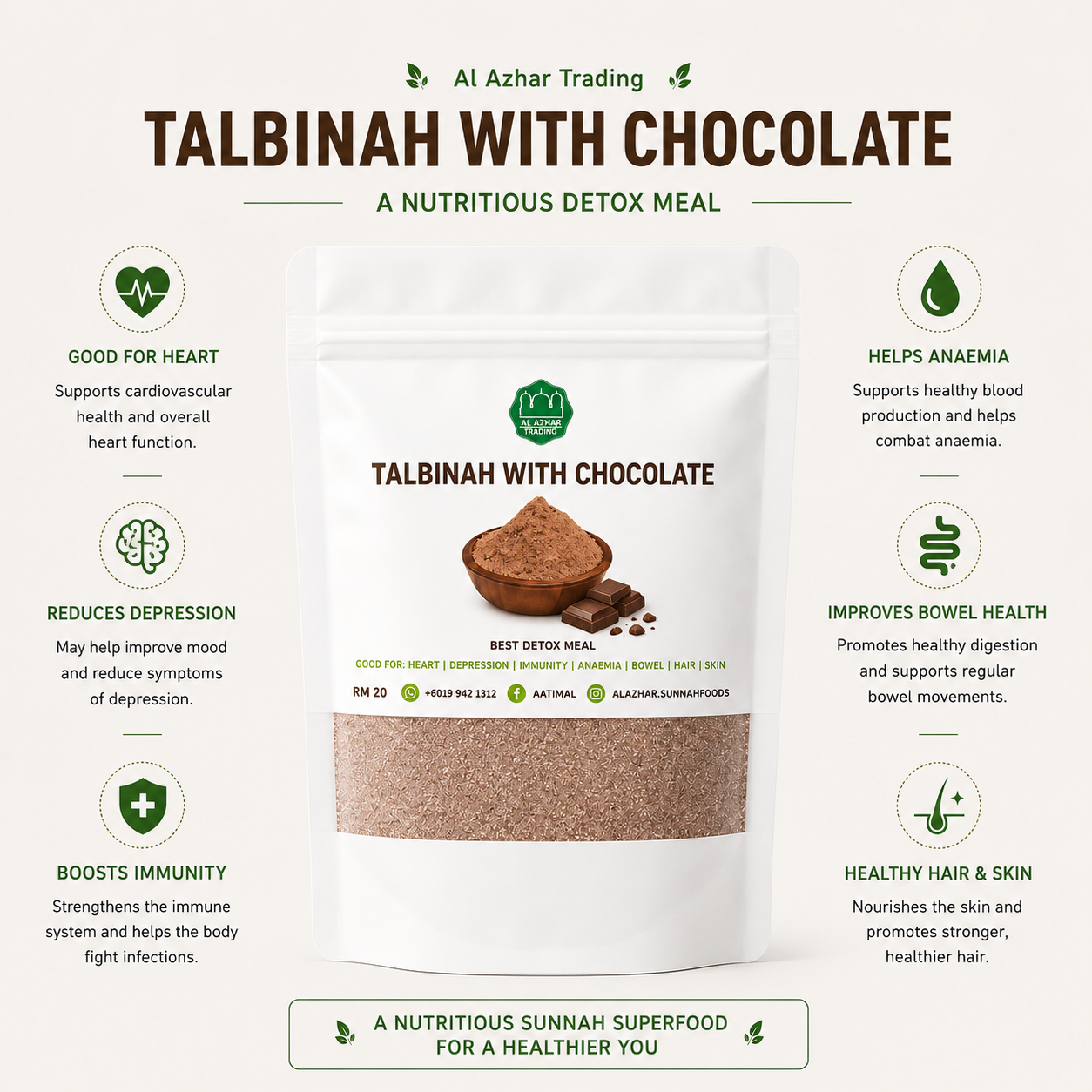 Talbinah Nabawiah with Chocolate 300gr