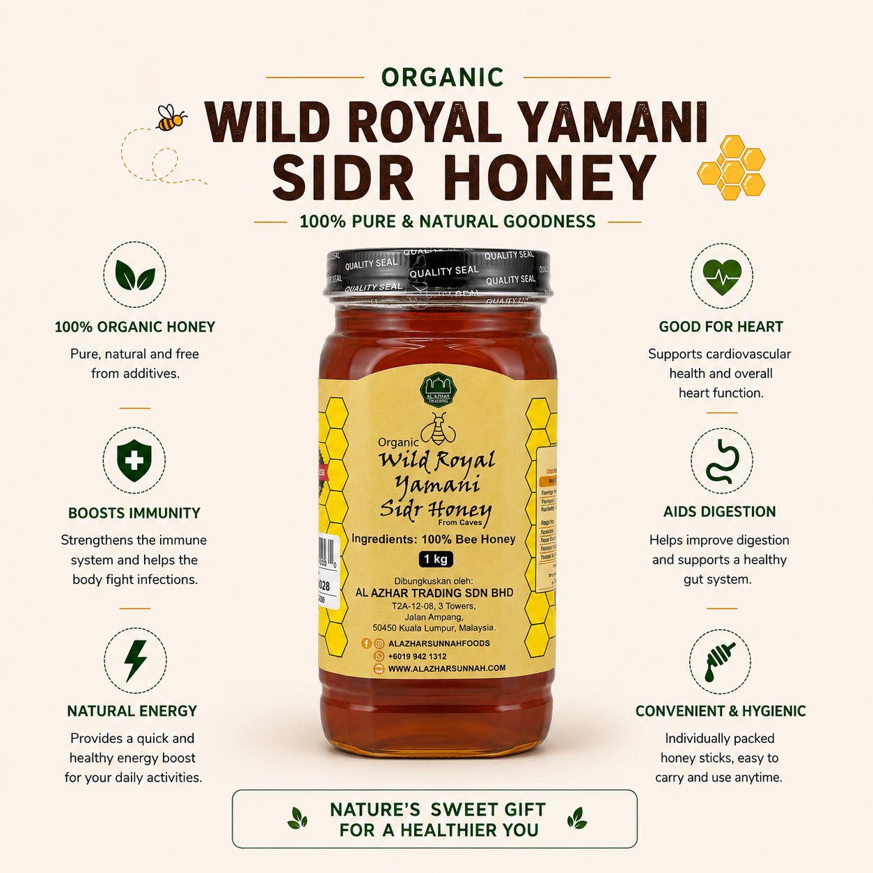Wild Royal Yemen Sidr Honey